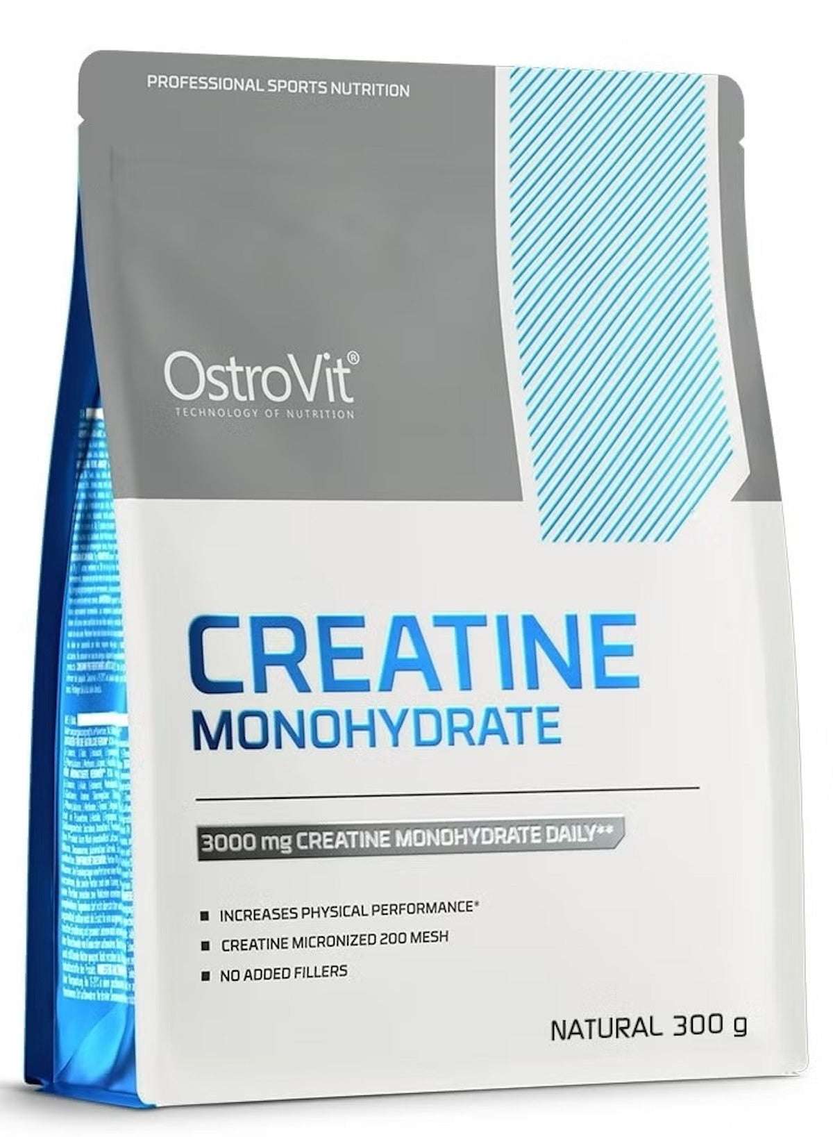 OstroVit Creatine Monohydrate Supplement 300g for athletes in the UAE, enhances physical performance