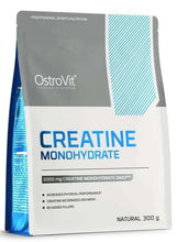 Creatine monohydrate supplement pouch, 300 g, unflavoured, OstroVit label