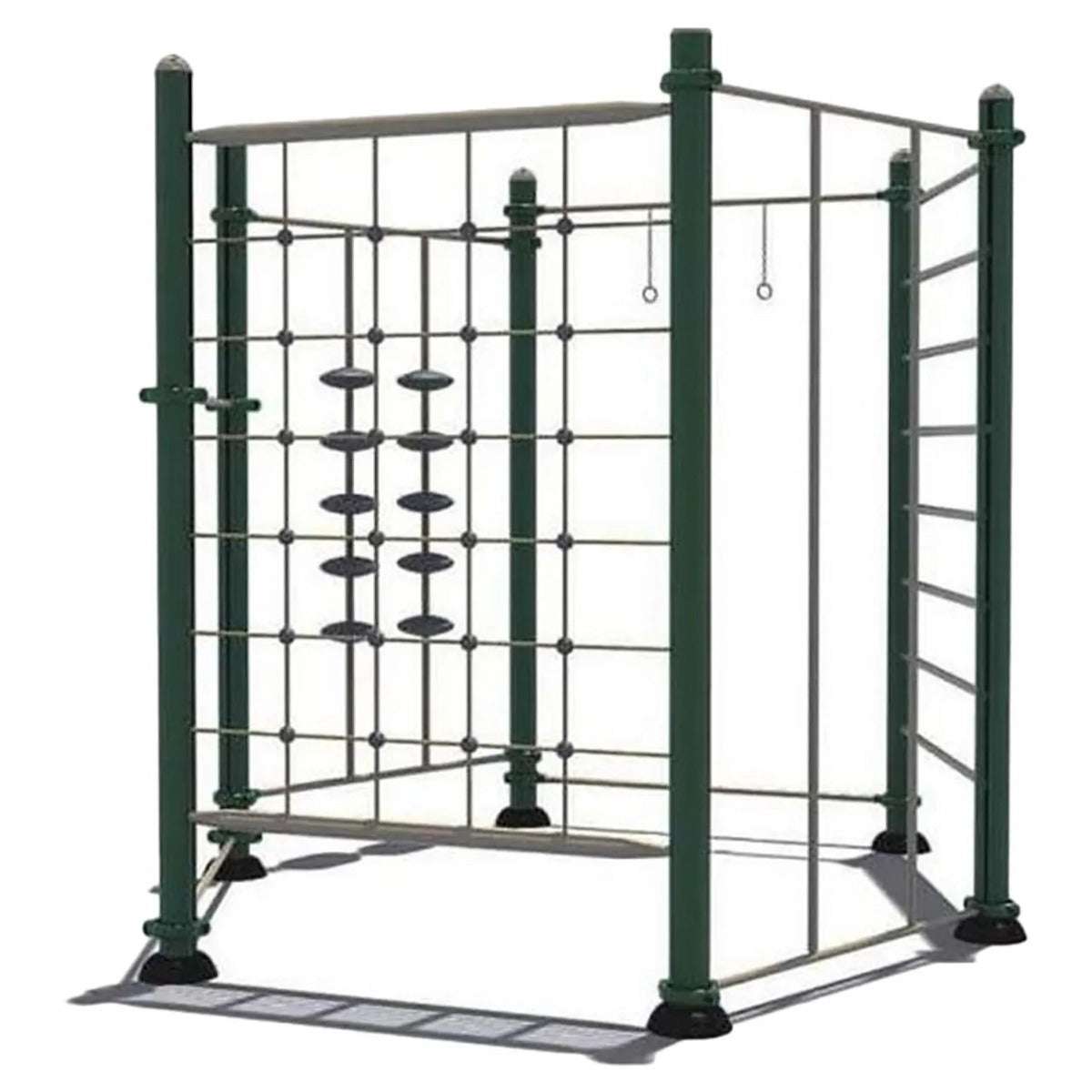 Huitich outdoor climbing cube play structure featuring climbing grips and a sturdy frame for kids