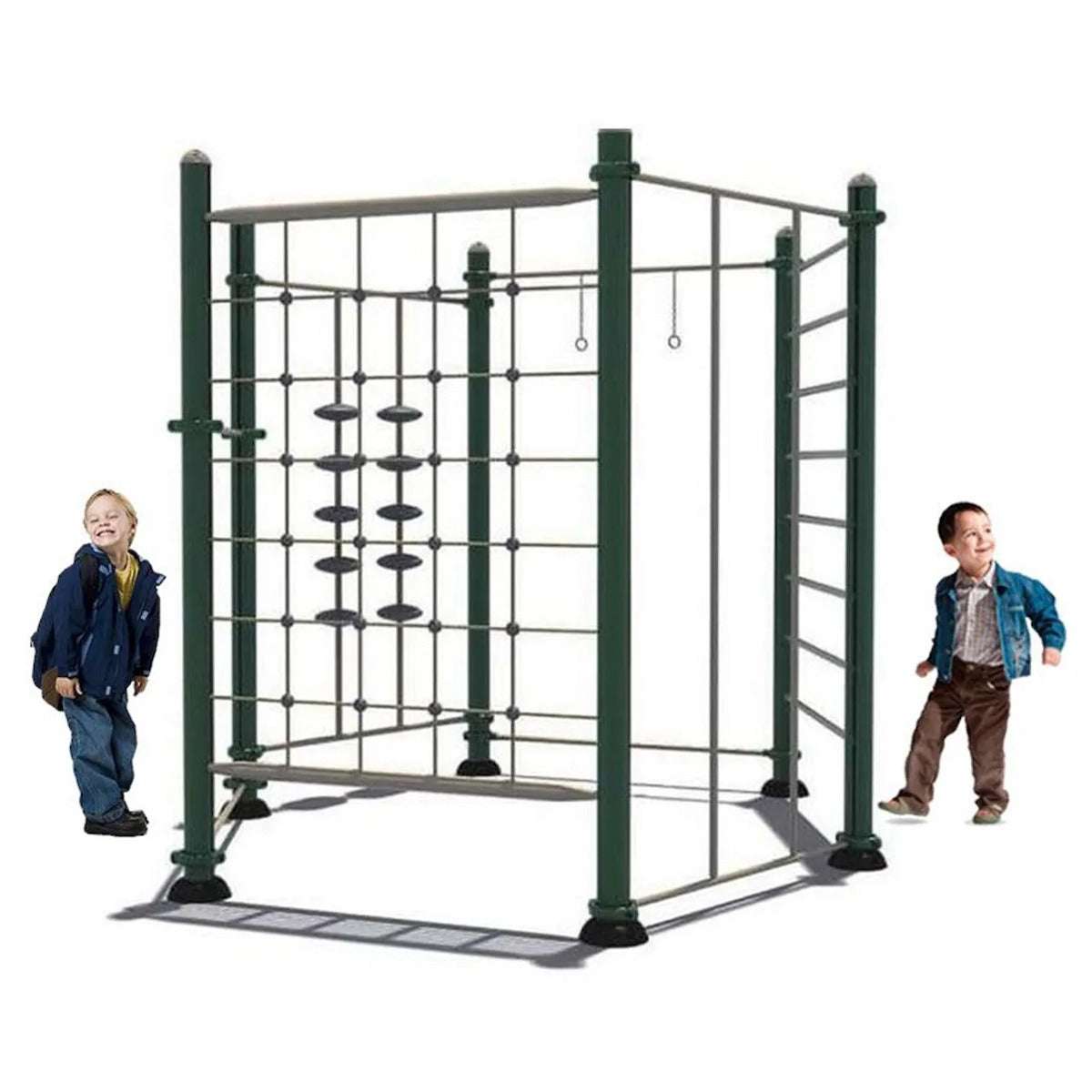 Huitich outdoor climbing cube play structure for kids with engaging climbing features and safe design