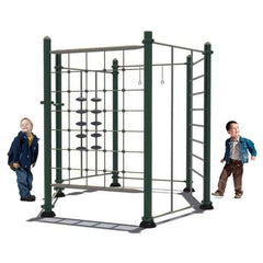 Huitich outdoor climbing cube play structure for kids with engaging climbing features and safe design