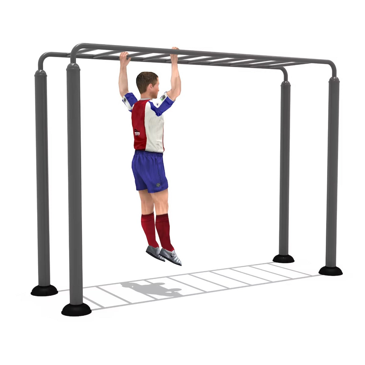 Huitich outdoor monkey bars for kids, durable metal frame designed for fun and fitness.