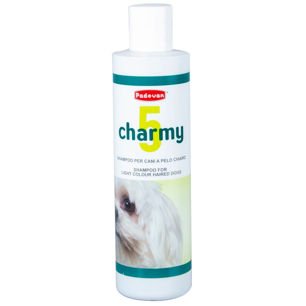 Padovan Charmy Dog Shampoo for Light Colored Dogs Enhances Shine and Reduces Tangles