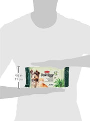 Padovan Aloe Pet Wipes for Dogs and Cats in a convenient packaging for easy use