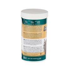 Baby pate universal container back label with ingredients and feeding instructions