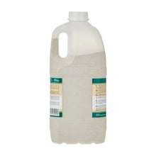 2L bathing sand jug, back label view with beige granule fill and white cap