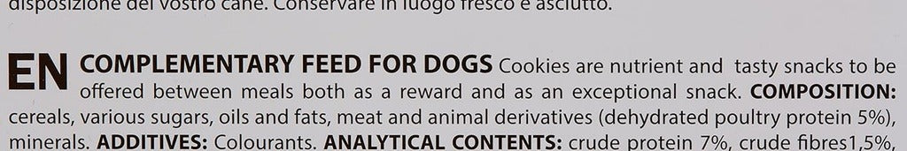 Padovan bone dog biscuits in a bag, nutritious treats for dogs with a mix of cereals and proteins