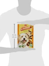 Padovan dog biscuits box shown with 9.3 in height measurement