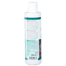 Padovan Charmy shampoo bottle, 250 ml, back label with product details