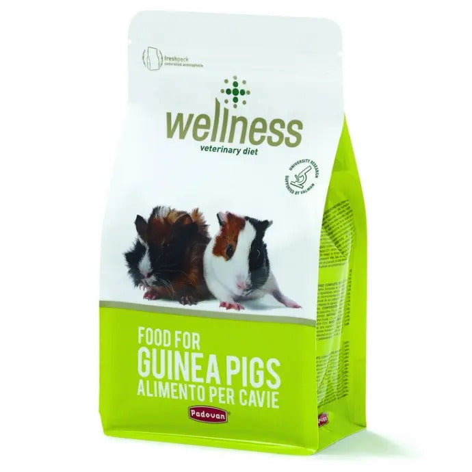 Padovan Wellness Food for Guinea Pigs 1kg with Nutritional Ingredients for Healthy Pets