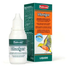 Padovan Vitavigor 30 ml liquid bottle and packaging box for birds