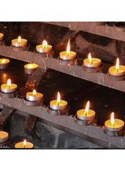 Huitich flameless candles designed as party and religious tealight candles with realistic flame effect