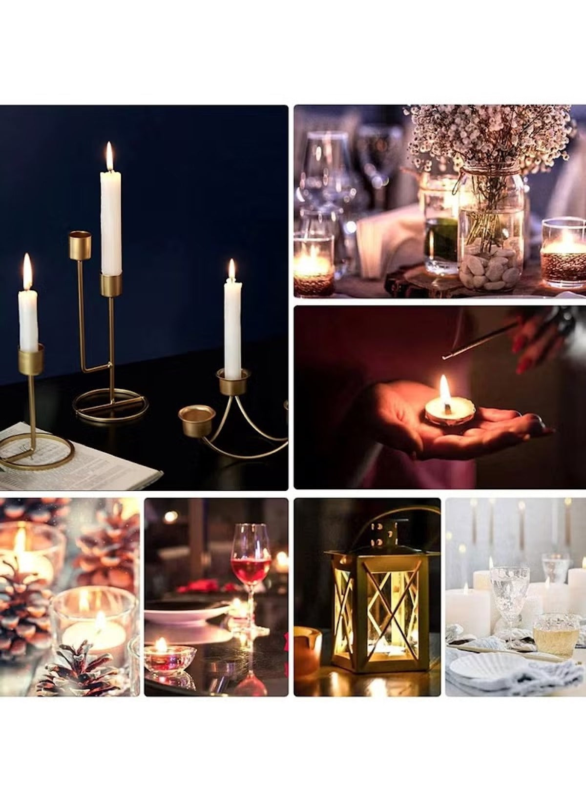 Huitich flameless candles for party and religious tealight candles in cozy and elegant settings