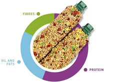 Padovan tropical bird food sticks made with seeds, fruits, and rich nutrients for healthy birds