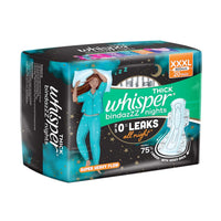 Whisper Ultra Night Sanitary Pads For Women,Xxxl 20 Pads - Mumzar