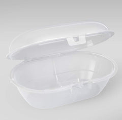 Philips Avent ultra soft pacifier UAE translucent travel storage case open for hygienic pacifier protection