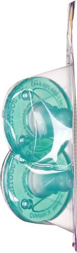 Philips Avent Soothie pacifier 0-3 months twin pack teal pacifiers in clear blister packaging for newborns