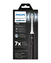 Philips Sonicare 4100 toothbrush kit box with handle, charger and brush head