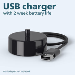 Philips Sonicare 4100 electric toothbrush UAE USB charging base with USB A cable and two week battery life