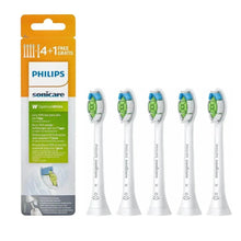 Philips Sonicare W Optimal White brush heads, pack showing five attachments
