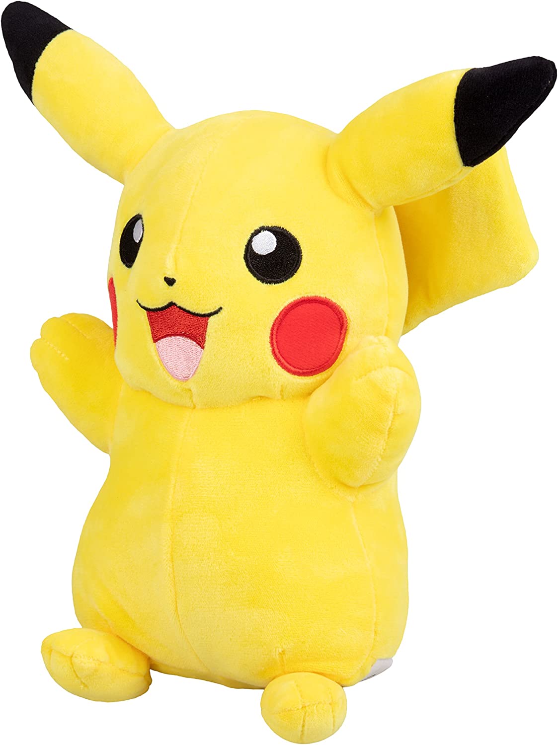 Huitich 8 inch Pikachu stuffed animal plush toy with bright yellow color and smiling face