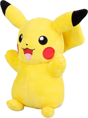 Huitich 8 inch Pikachu stuffed animal plush toy with bright yellow color and smiling face
