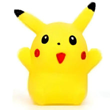 Pikachu yellow stress relief squeeze ball with red cheeks and black ear tips