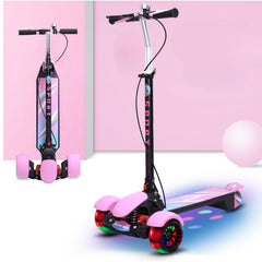 Pink 3 Wheel Kick Scooter: Fun and Safe Ride for Toddlers - Perfect for Outdoor Adventures - Mumzar.com