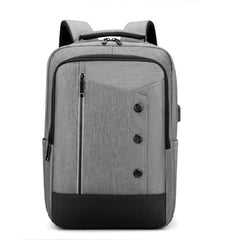 Travel Bag with Large Capacity for School and Outdoor Exploration Light Grey