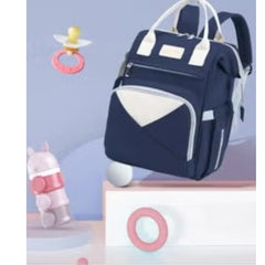 Blue Mum's Baby Travel Backpack