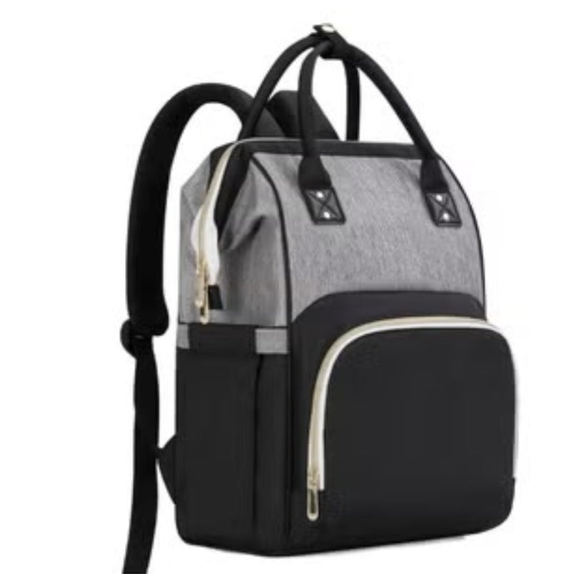 Modern Grey Baby Travel Bag Black for Mums