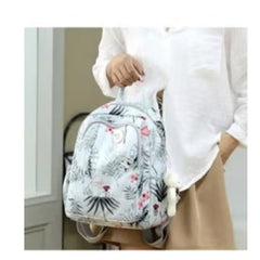 Baby Travel Bag Grey Floral Print Mums