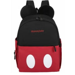 Mum's Fun Design Black & Red Baby Travel Bag