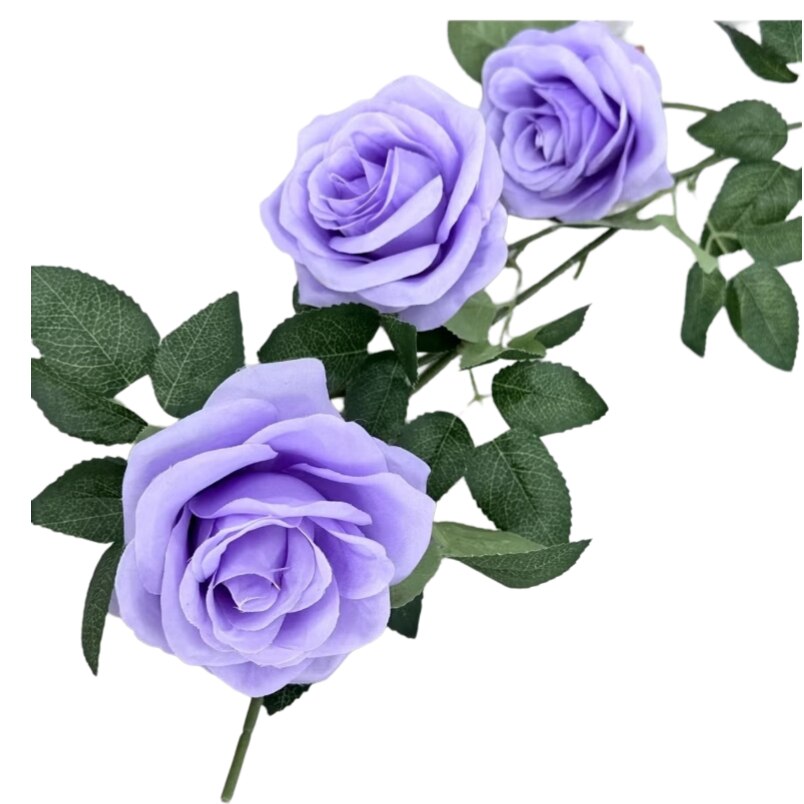 Purple Artificial Rose Wall Hangings for Home Decor