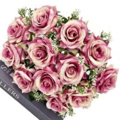 Pink Artificial Flower Decor for Home, Parties, and Weddings