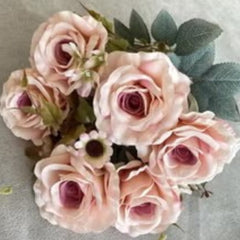 Heart Pink Artificial Flower Decor for Home, Parties, and Weddings