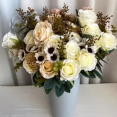 Champagne Artificial Flower Decor for Home, Parties, and Weddings