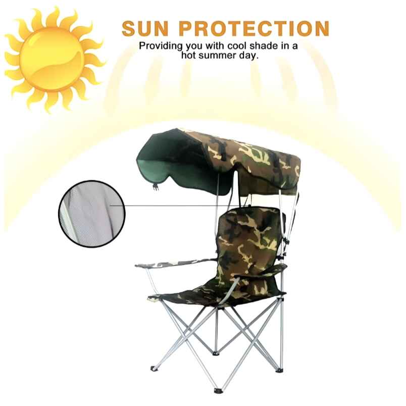 Portable Folding Beach Chair With Umbrella
