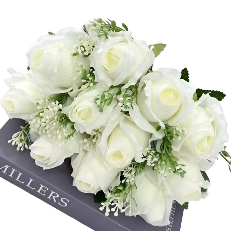 Artificial Flower White Decor for Home, Parties, and Weddings