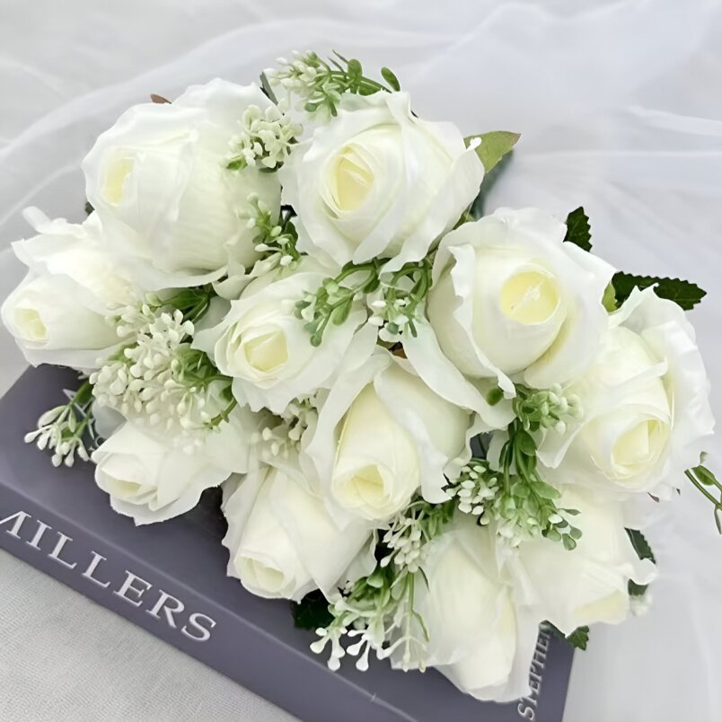 Artificial Flower White Decor for Home, Parties, and Weddings