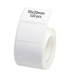 Self Adhesive Label Stickers - 30x20mm, 320 pcs Roll