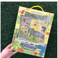 8 pcs Dinosaur Stationery Kit
