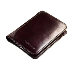 ManBang Genuine Leather Wallet – Classic Short Wallet for Men