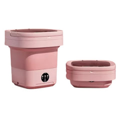 Portable Washing Machine 8L Pink Foldable