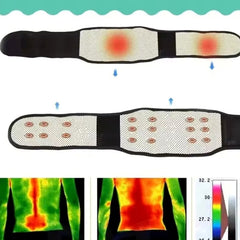 Adjustable Self-Heating Magnetic Therapy Waist Support Belt – Comfort & Pain Relief