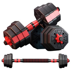 Adjustable Weightlifting Set with Dumbbells, Barbells, and Kettlebell - 20KG