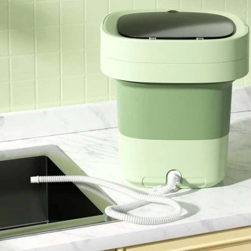 Portable Washing Machine 8L Green Foldable