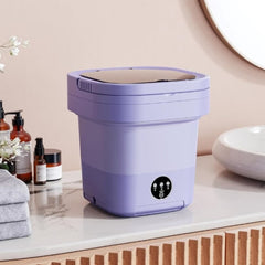 Portable Foldable Washing Purple Machine 8L