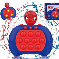 Fun Pop-Up Toy with Spider Hero Design - Blue