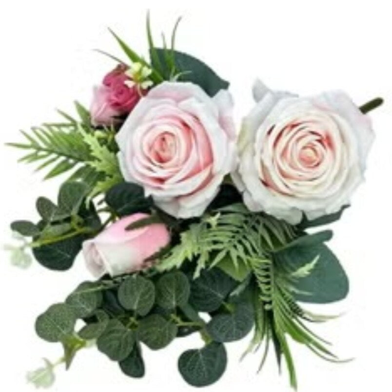 Artificial Flowers Beautiful Rose for Home Decoration - Light Pink